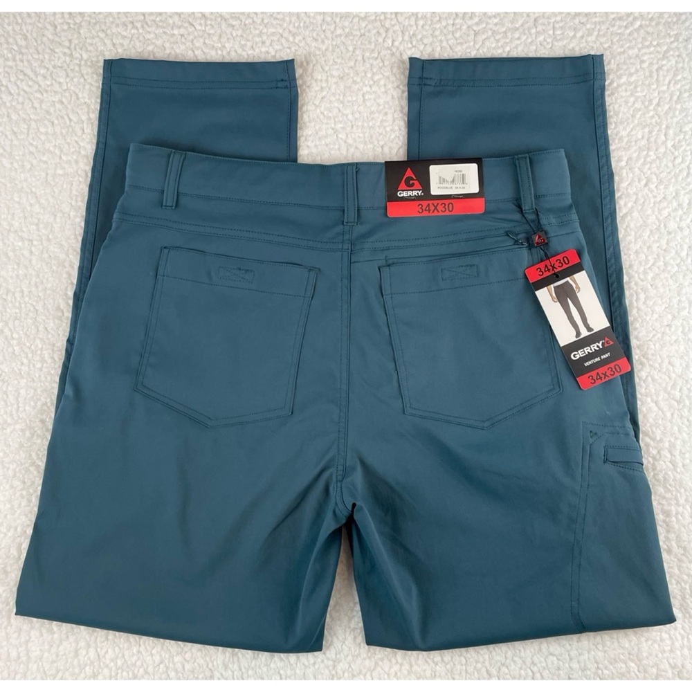 (NWT) GERRY • Mood Blue Straight Leg Venture Pants, W34 - Picture 14 of 15